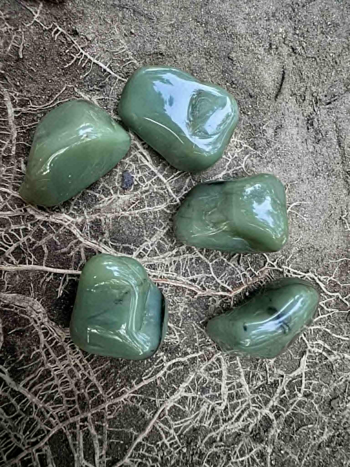 Green Chert Tumbles