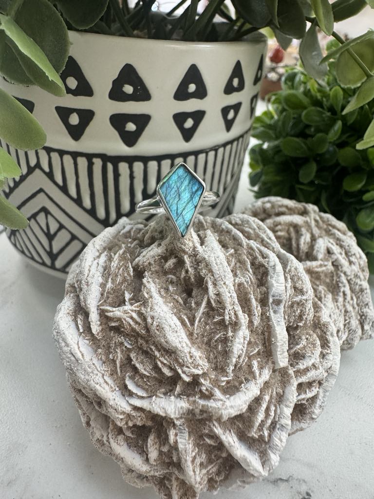 Labradorite Ring Size 6