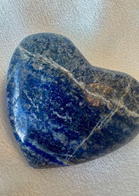 Lapis Lazuli Heart Palm Stone 2