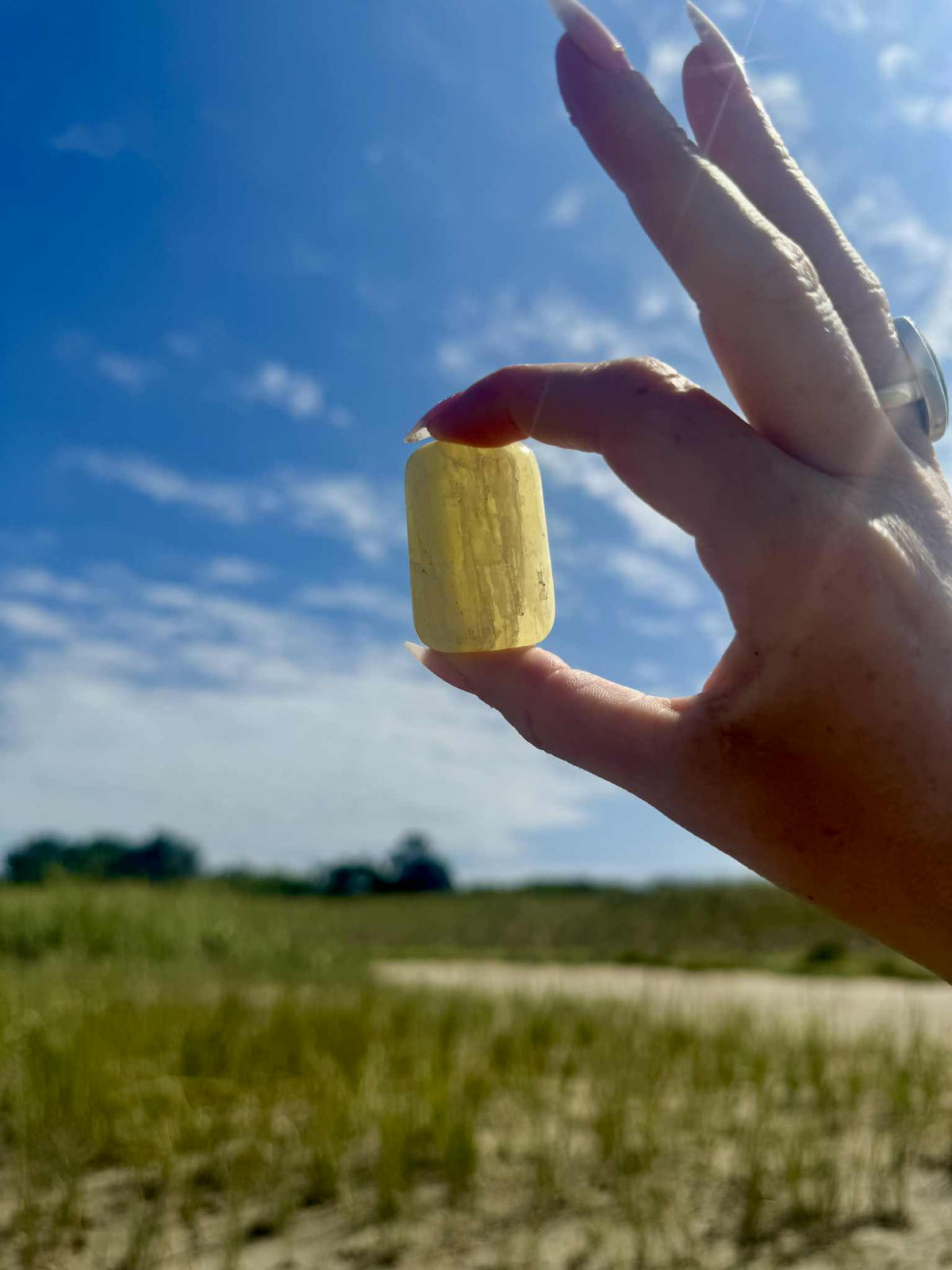 Lemon Calcite Tumbles