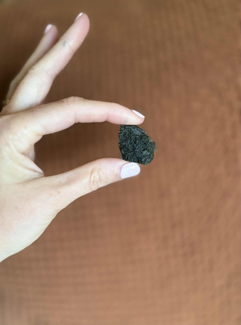 Moldavite crystal 11