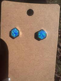 Opal Stud Earrings