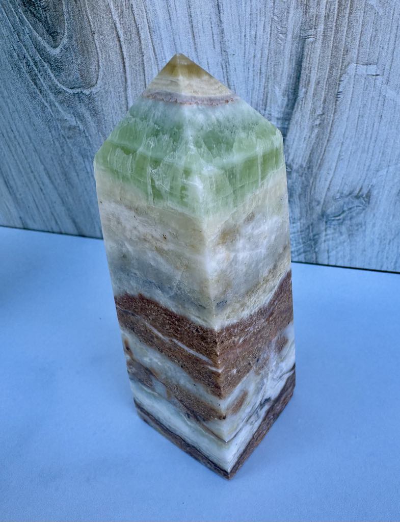 Pistachio Calcite Tower 2