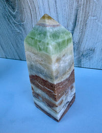 Pistachio Calcite Tower 2