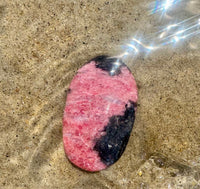 Rhodonite Palm Stone 2