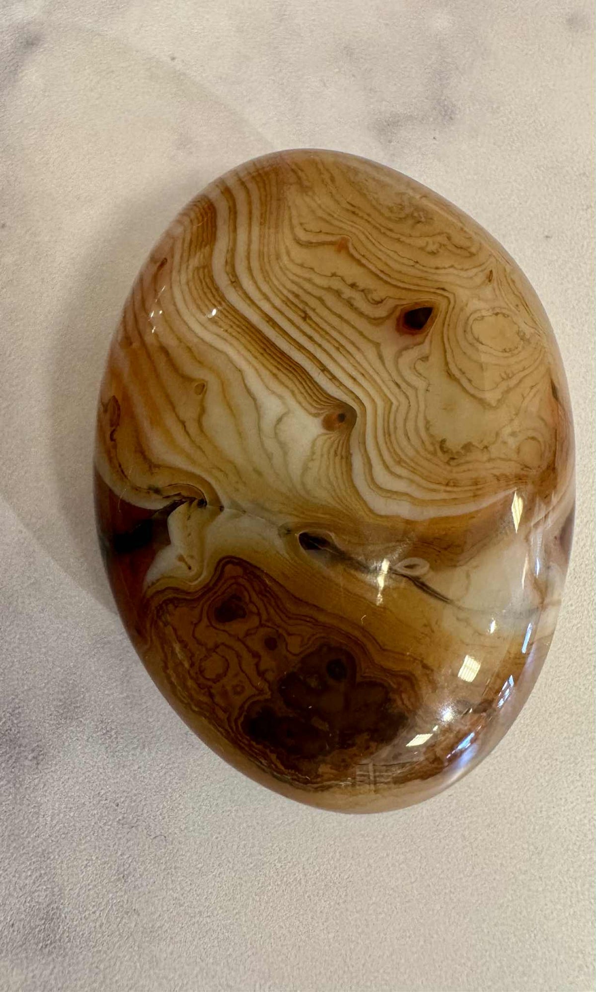 Sardonyx Palm stone 3